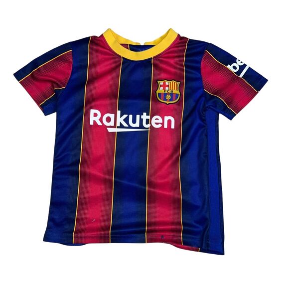 Nike Other - Lionel Messi FC Barcelona International Club Soccer Youth Size 20 Home Jersey